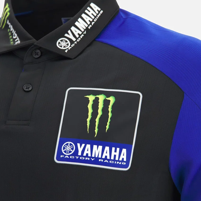 Monster Energy Yamaha MotoGP 2026 Erkek Takım Replika Polo Yaka Tişört Monster Energy Yamaha MotoGP 2026 Erkek Takım Replika Polo Yaka Tişört