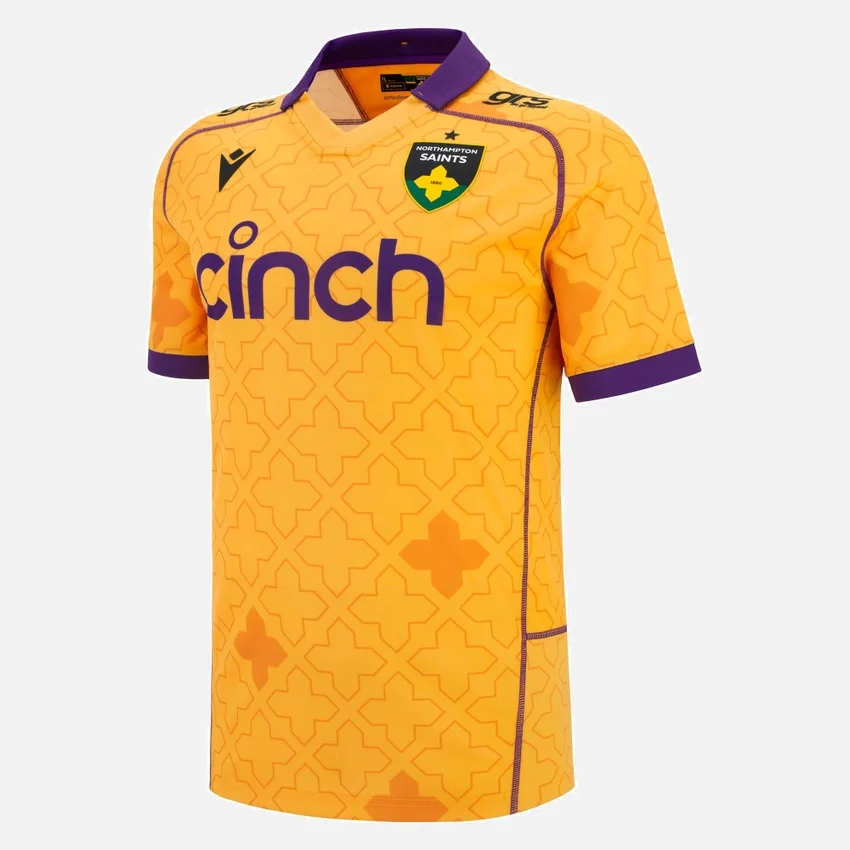 Northampton Saints 2025/26 Yetişkinler İçin Deplasman Poly Replica Gömleği Northampton Saints 2025/26 Yetişkinler İçin Deplasman Poly Replica Gömleği