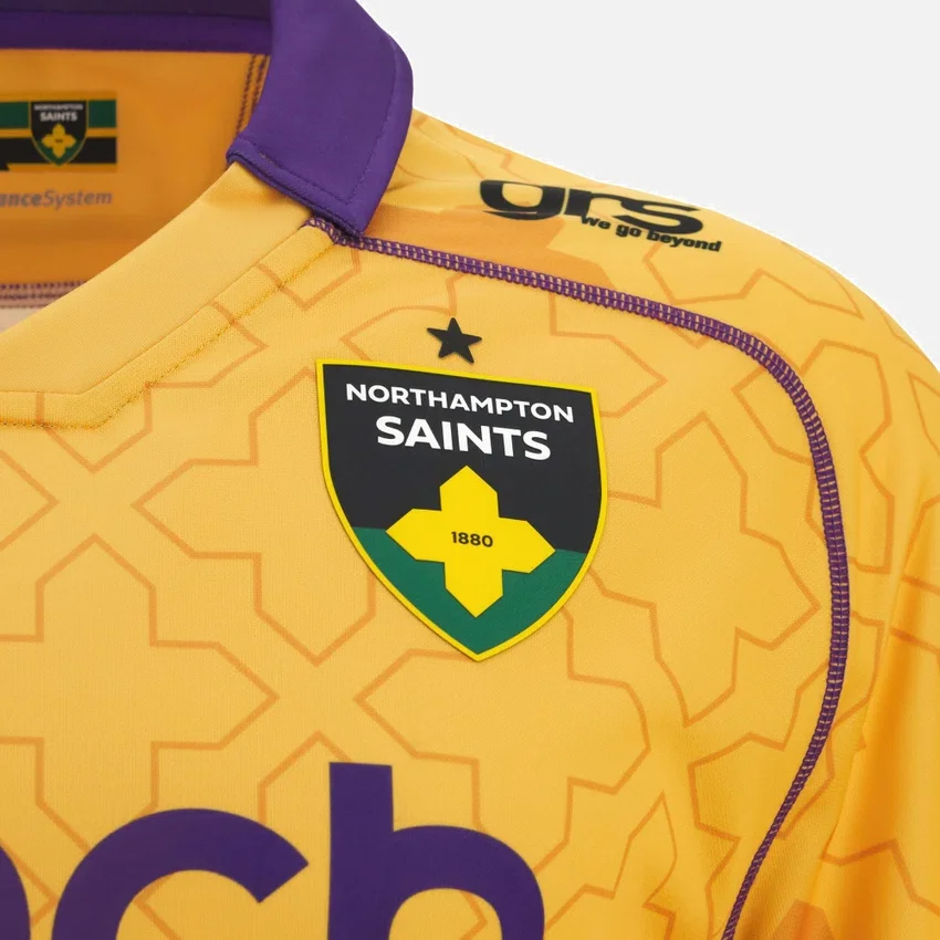 Northampton Saints 2025/26 Yetişkinler İçin Deplasman Poly Replica Gömleği Northampton Saints 2025/26 Yetişkinler İçin Deplasman Poly Replica Gömleği