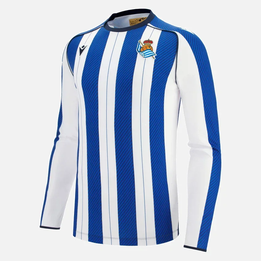 Real Sociedad 2025/26 Yetişkin Uzun Kolluklu Ev Maçı Forması Real Sociedad 2025/26 Yetişkin Uzun Kolluklu Ev Maçı Forması