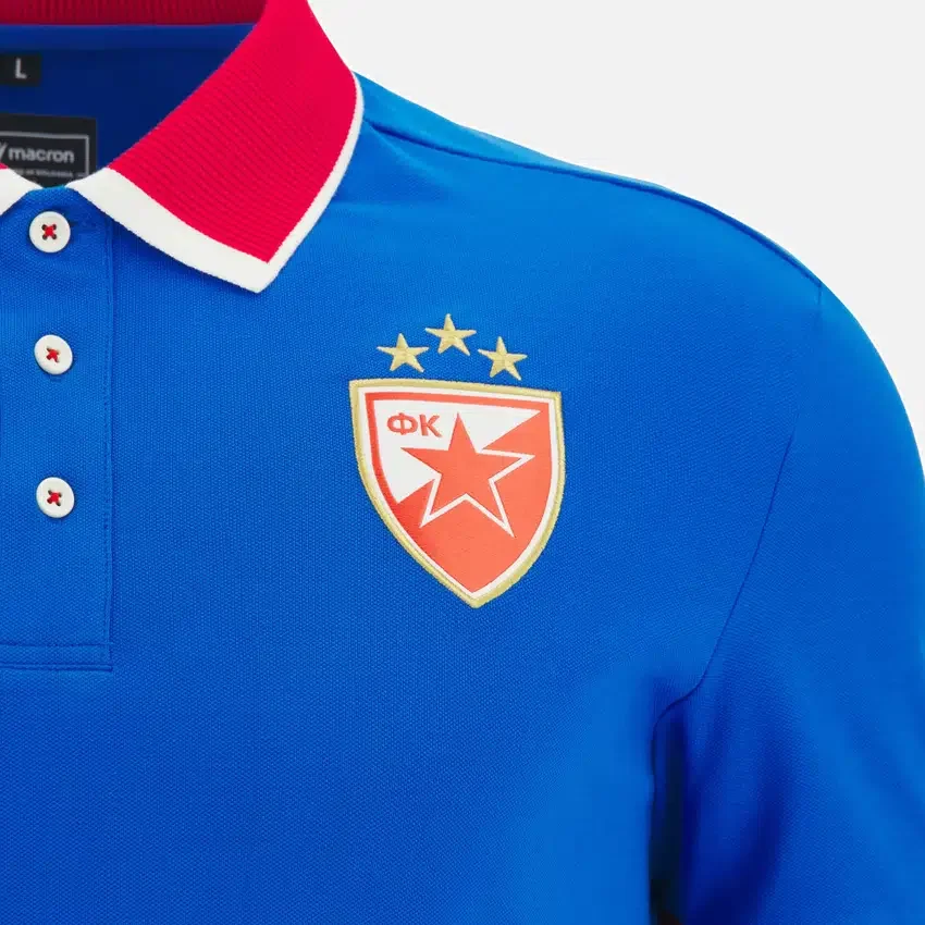 Red Star Belgrade 2025/26 Yetişkin Pamuklu Polo Yaka Tişörtler Red Star Belgrade 2025/26 Yetişkin Pamuklu Polo Yaka Tişörtler
