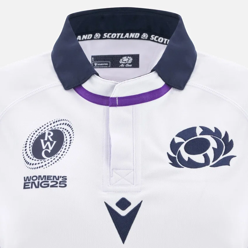 Scottish Rugby 2025/26 Deplasman WRWC Kadın Kesim Replika Gömlek Scottish Rugby 2025/26 Deplasman WRWC Kadın Kesim Replika Gömlek