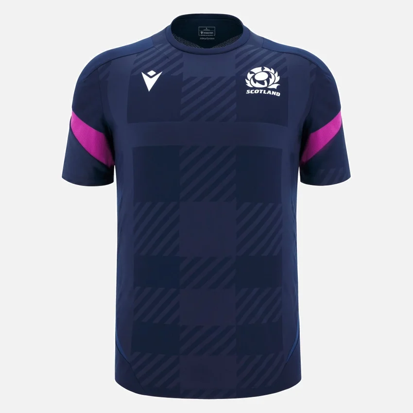 Scottish Rugby 2025/26 Lacivert Antrenman Tişörtü Scottish Rugby 2025/26 Lacivert Antrenman Tişörtü