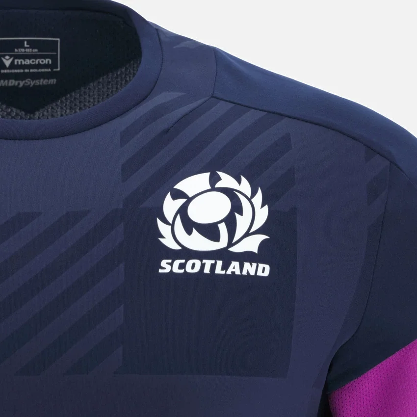 Scottish Rugby 2025/26 Lacivert Antrenman Tişörtü Scottish Rugby 2025/26 Lacivert Antrenman Tişörtü