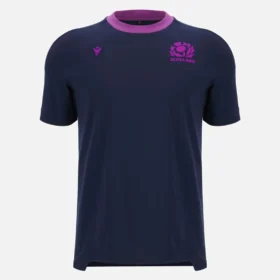 Scottish Rugby 2025/26 Lacivert Pamuklu Tişört