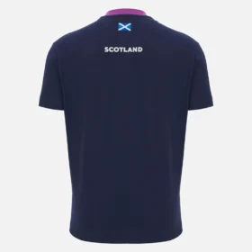 Scottish Rugby 2025/26 Lacivert Pamuklu Tişört