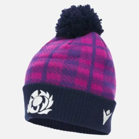Scottish Rugby 2025/26 Lacivert ve Mor Ponponlu Bereler