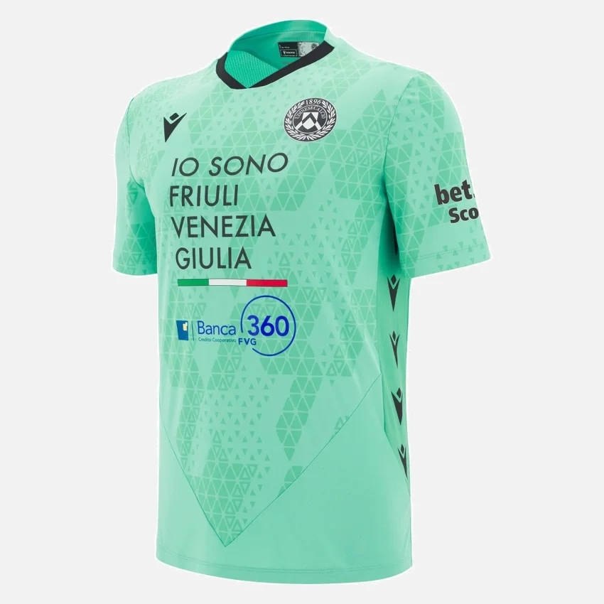 Udinese Calcio 2025/26 Yetişkin Kaleci Deplasman Gömleği Udinese Calcio 2025/26 Yetişkin Kaleci Deplasman Gömleği