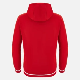 Unibo Koleksiyonu Kırmızı Fırçalanmış Kapüşonlu Sweatshirt Yetişkinler Unibo Koleksiyonu Kırmızı Fırçalanmış Kapüşonlu Sweatshirt Yetişkinler