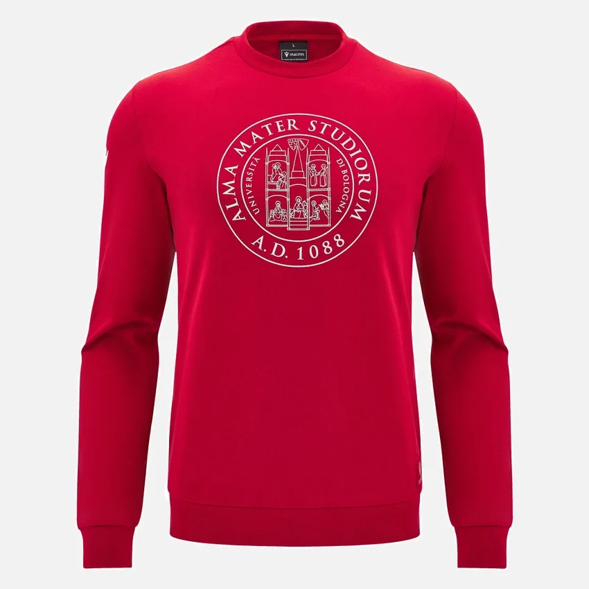 Unibo Koleksiyonu Kırmızı Fırçalanmamış Bisiklet Yaka Sweatshirt Yetişkinler Unibo Koleksiyonu Kırmızı Fırçalanmamış Bisiklet Yaka Sweatshirt Yetişkinler