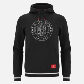 Unibo Koleksiyonu Siyah Fırçalanmış Kapüşonlu Sweatshirt Yetişkinler Unibo Koleksiyonu Siyah Fırçalanmış Kapüşonlu Sweatshirt Yetişkinler
