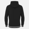 Unibo Koleksiyonu Siyah Fırçalanmış Kapüşonlu Sweatshirt Yetişkinler