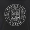 Unibo Koleksiyonu Siyah Fırçalanmış Kapüşonlu Sweatshirt Yetişkinler