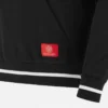 Unibo Koleksiyonu Siyah Fırçalanmış Kapüşonlu Sweatshirt Yetişkinler