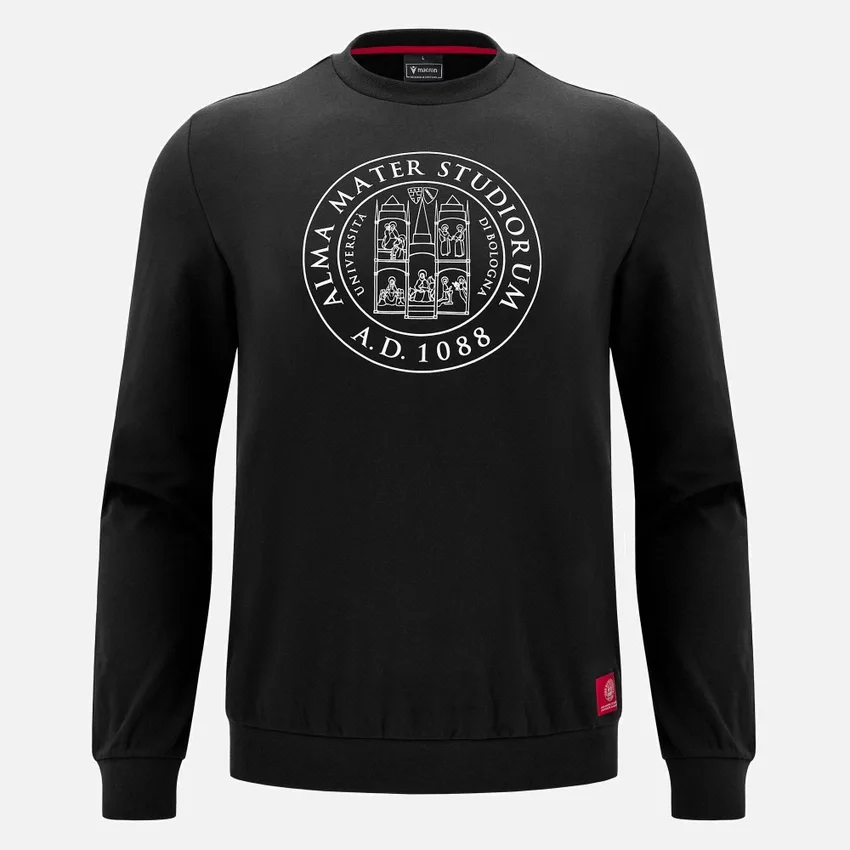 Unibo Koleksiyonu Siyah Fırçalanmamış Bisiklet Yaka Sweatshirt Yetişkinler Unibo Koleksiyonu Siyah Fırçalanmamış Bisiklet Yaka Sweatshirt Yetişkinler