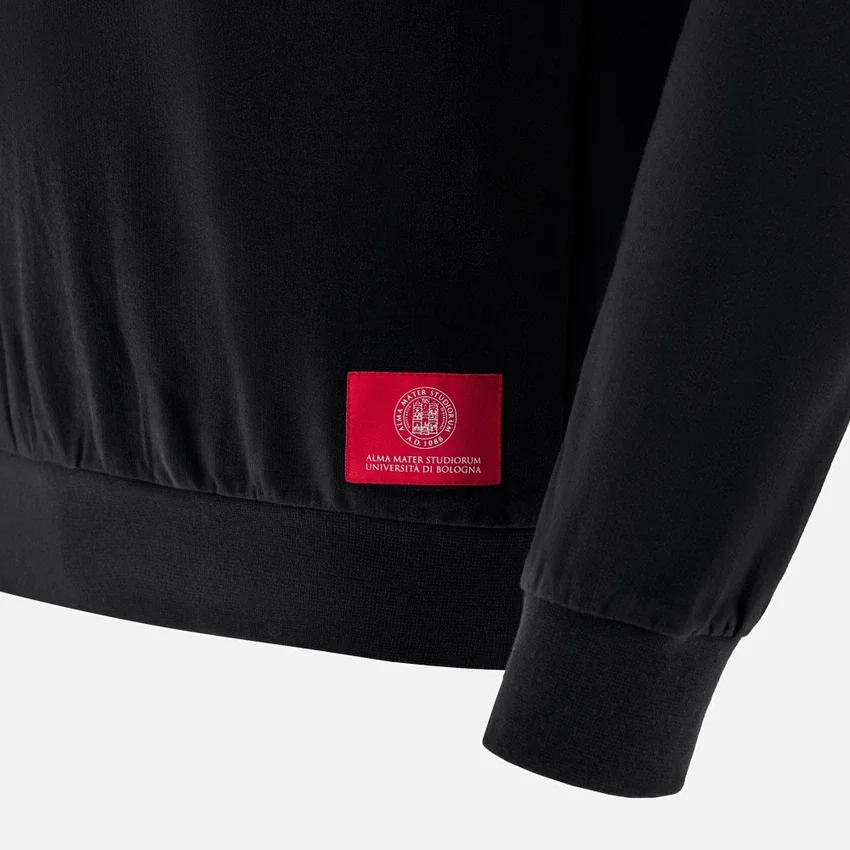 Unibo Koleksiyonu Siyah Fırçalanmamış Bisiklet Yaka Sweatshirt Yetişkinler Unibo Koleksiyonu Siyah Fırçalanmamış Bisiklet Yaka Sweatshirt Yetişkinler