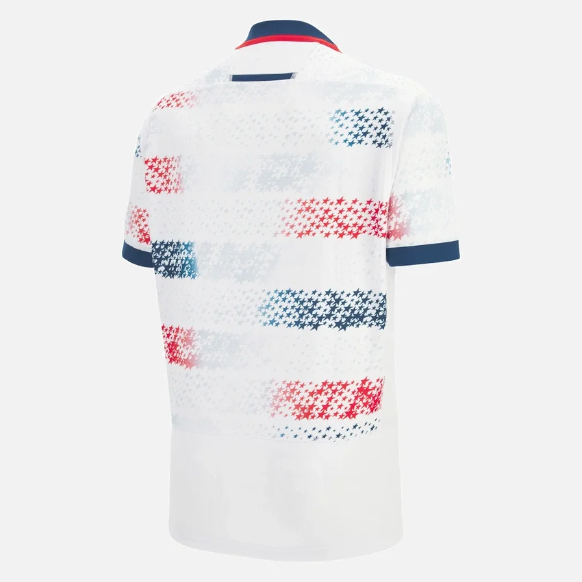 USA Rugby 2025/26 Yetişkinler İçin Ev Sahibi Takım Replika Gömleği USA Rugby 2025/26 Yetişkinler İçin Ev Sahibi Takım Replika Gömleği