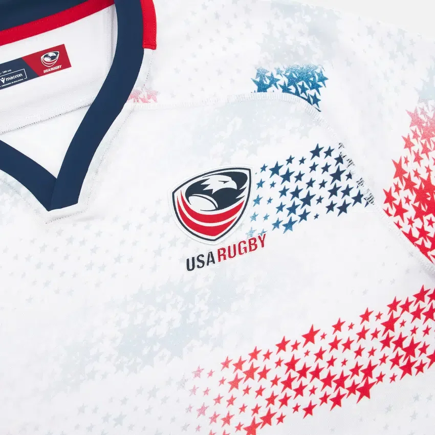 USA Rugby 2025/26 Yetişkinler İçin Ev Sahibi Takım Replika Gömleği USA Rugby 2025/26 Yetişkinler İçin Ev Sahibi Takım Replika Gömleği