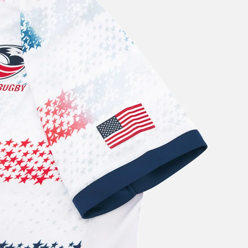 USA Rugby 2025/26 Yetişkinler İçin Ev Sahibi Takım Replika Gömleği USA Rugby 2025/26 Yetişkinler İçin Ev Sahibi Takım Replika Gömleği