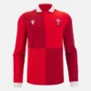 Welsh Rugby 2025/26 Ev Uzun Kolluklu Pamuklu Gömlek