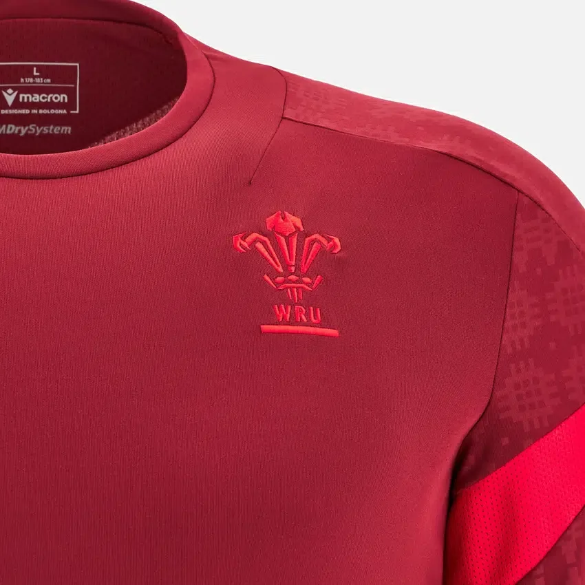 Welsh Rugby 2025/26 Koyu Kırmızı Uzun Kolluklu Antrenman Tişörtü Welsh Rugby 2025/26 Koyu Kırmızı Uzun Kolluklu Antrenman Tişörtü