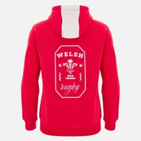 Welsh Rugby 2025/26 Kırmızı Taraftar Kapüşonlular Welsh Rugby 2025/26 Kırmızı Taraftar Kapüşonlular