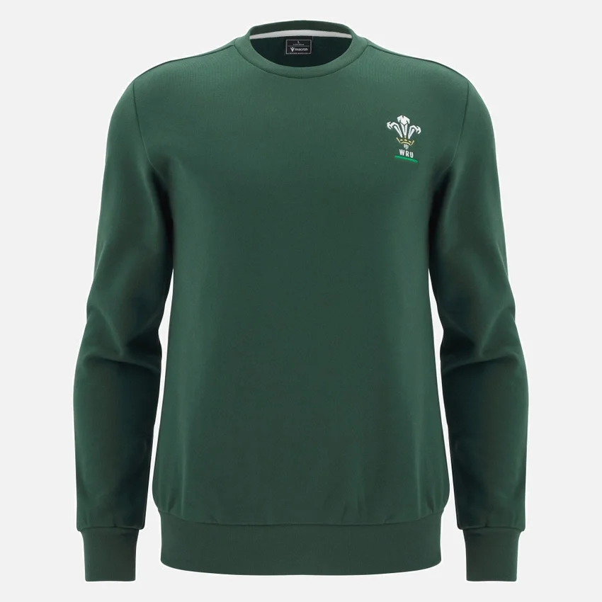 Welsh Rugby 2025/26 Yeşil Taraftar Sweatshirt Welsh Rugby 2025/26 Yeşil Taraftar Sweatshirt