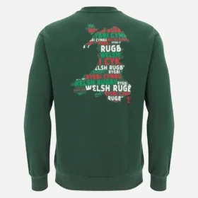 Welsh Rugby 2025/26 Yeşil Taraftar Sweatshirt