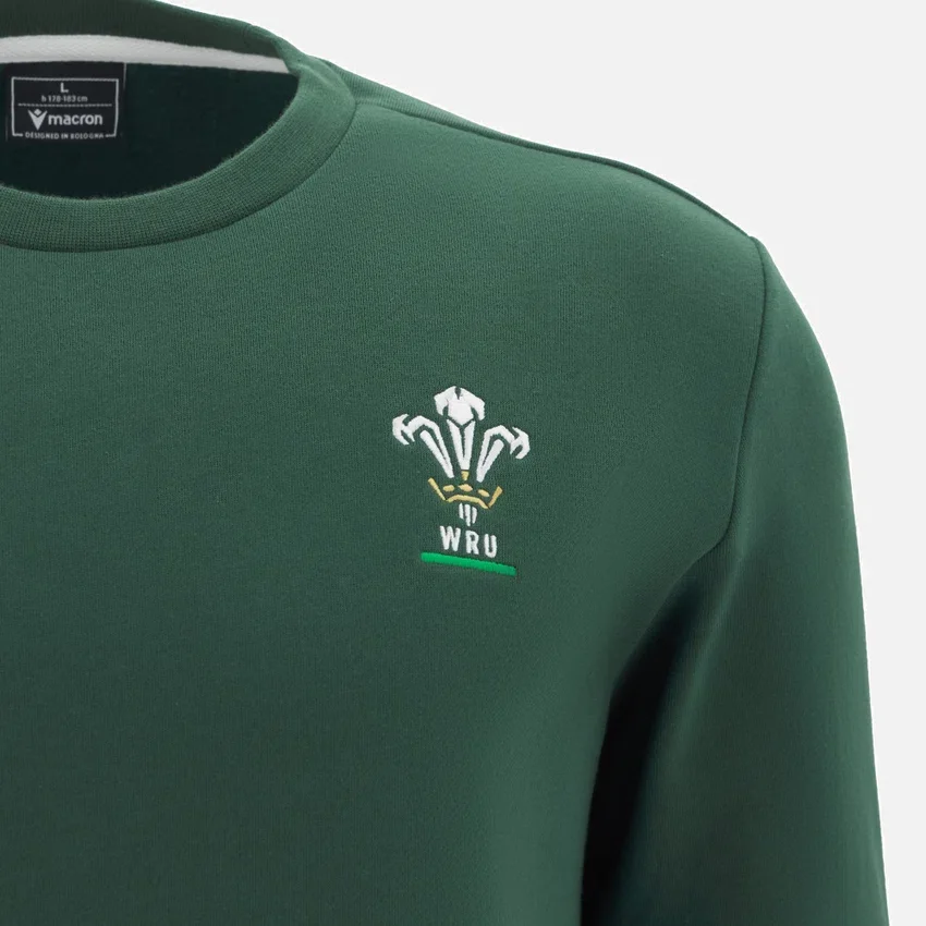 Welsh Rugby 2025/26 Yeşil Taraftar Sweatshirt Welsh Rugby 2025/26 Yeşil Taraftar Sweatshirt