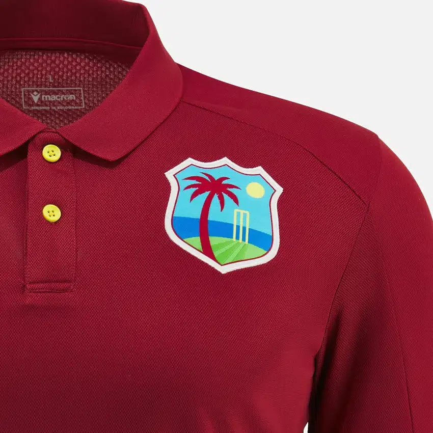 West Indies Kriket 2025/26 Yetişkin Seyahat Polo Yaka Gömleği West Indies Kriket 2025/26 Yetişkin Seyahat Polo Yaka Gömleği