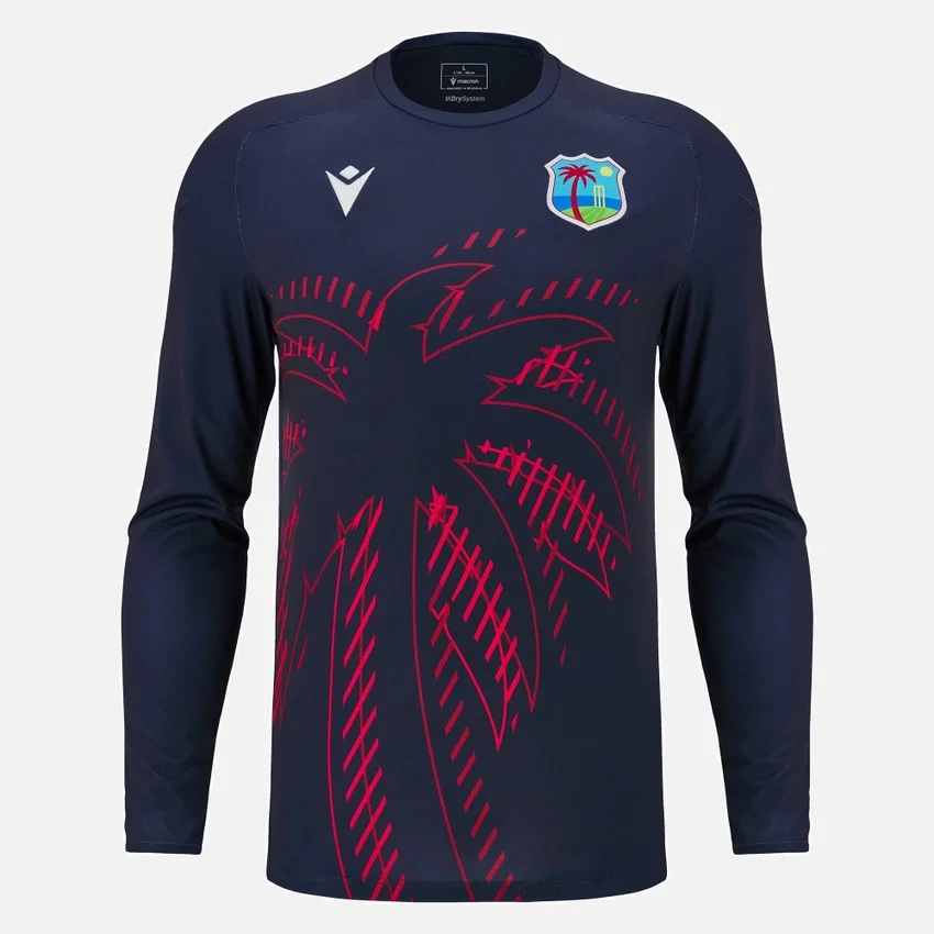 West Indies Kriket 2025/26 Yetişkin Uzun Kolluklu Antrenman Gömleği West Indies Kriket 2025/26 Yetişkin Uzun Kolluklu Antrenman Gömleği