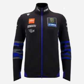 Yamaha Factory Racing 2025 erkek tam fermuarlı sweatshirt Yamaha Factory Racing 2025 erkek tam fermuarlı sweatshirt
