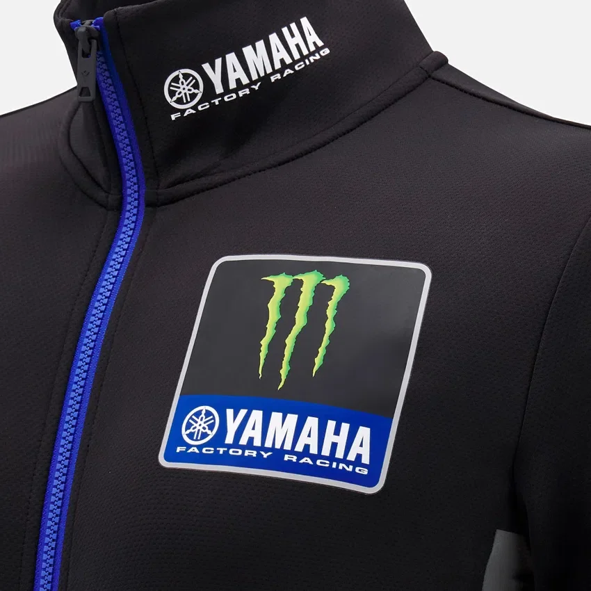 Yamaha Factory Racing 2025 erkek tam fermuarlı sweatshirt Yamaha Factory Racing 2025 erkek tam fermuarlı sweatshirt