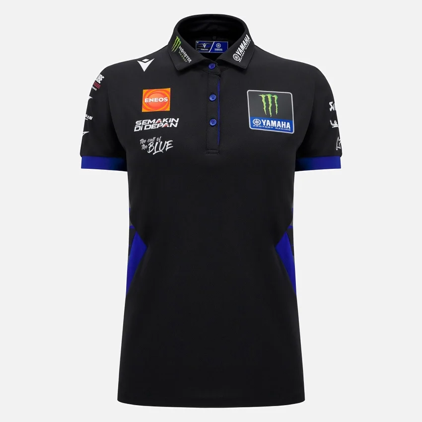 Yamaha Factory Racing 2025 kadın Polo Yaka Tişört Yamaha Factory Racing 2025 kadın Polo Yaka Tişört