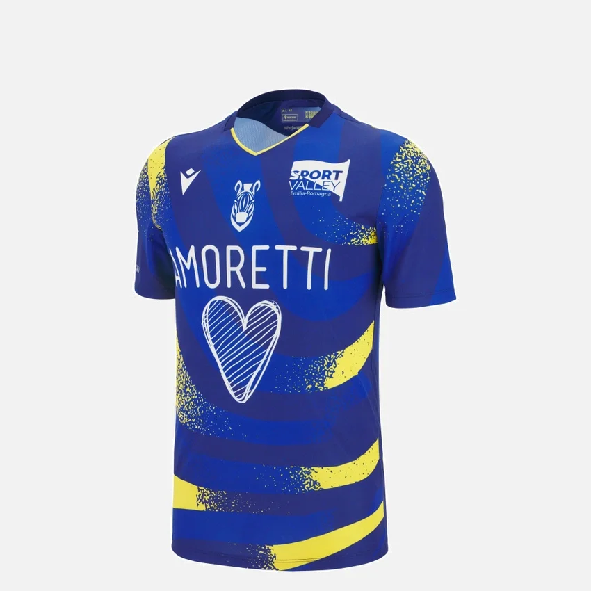 Zebre Parma 2025/26 Junior Ev Replika Gömleği Zebre Parma 2025/26 Junior Ev Replika Gömleği