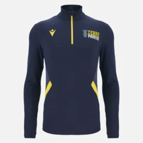 Zebre Parma 2025/26 Yetişkinler için 1/4 Fermuarlı Antrenman Sweatshirt